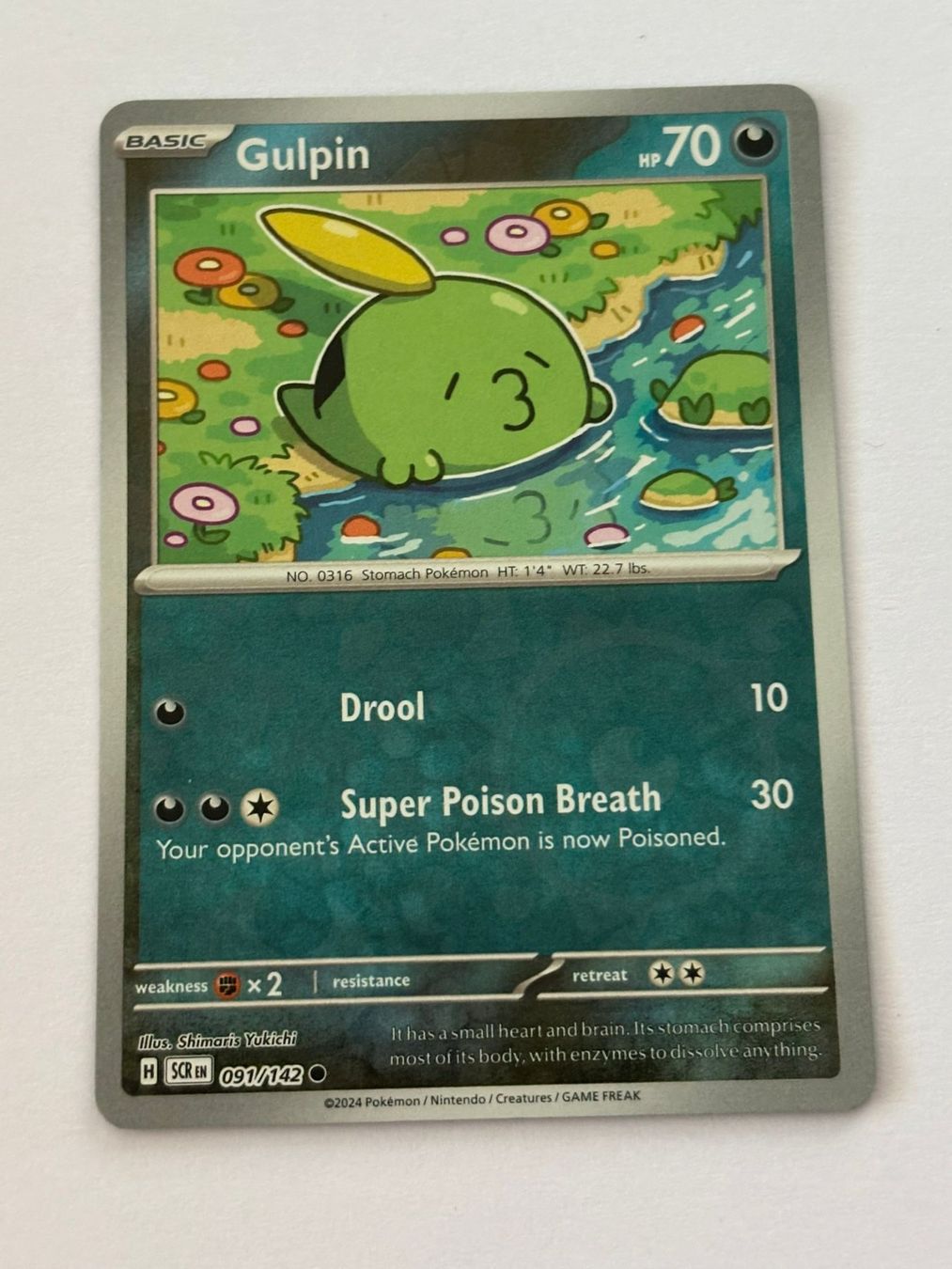 Pokémon Carte collezionabili: Gulpin 091/142 – Usato da Herisau venduto da Seyashop_2