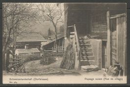 Carte P ( Paysage Suisse / Rue de Village )