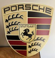 Porsche Schild Logo Wappen ross 40x30cm