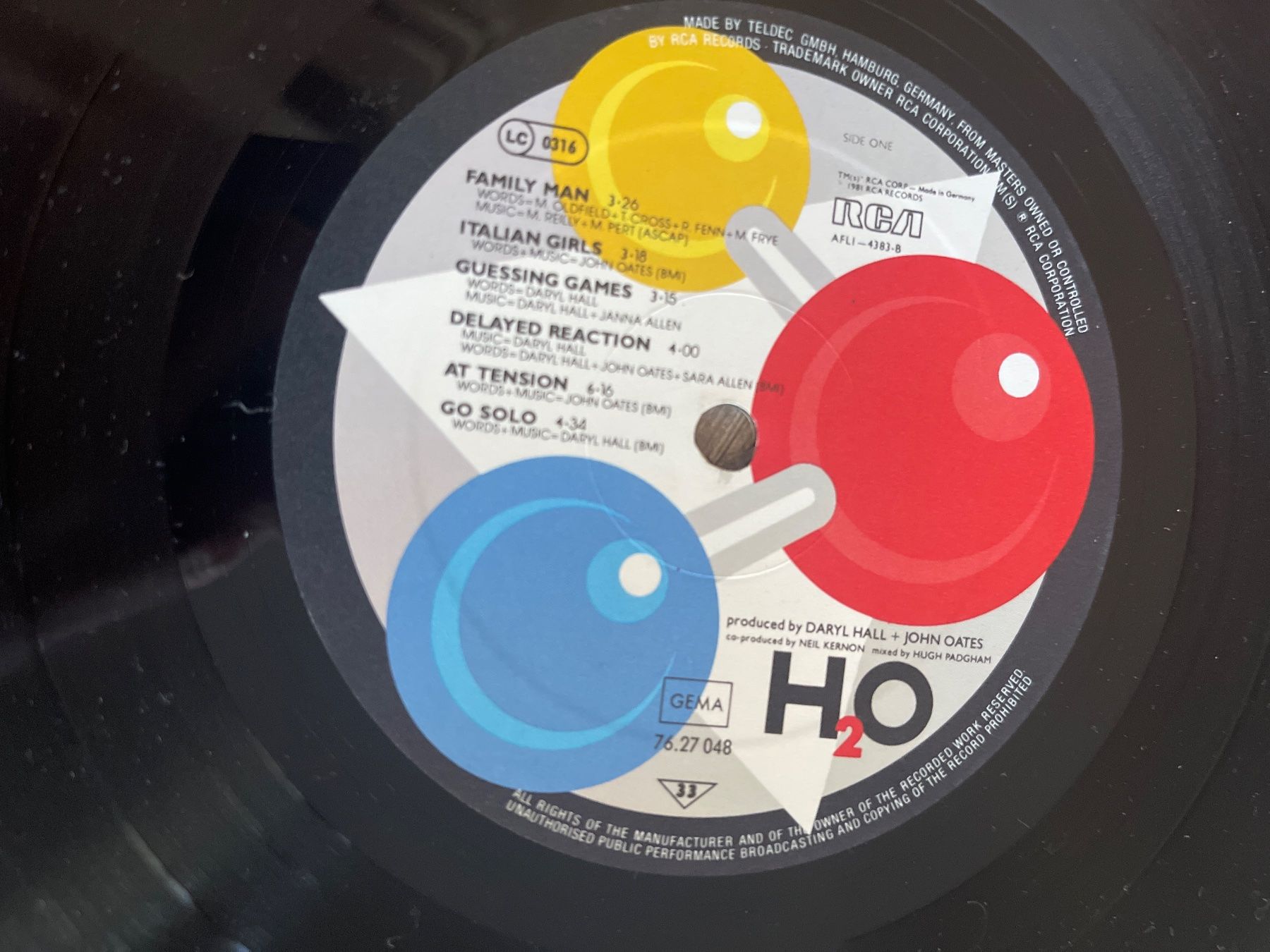 Vinyles: M19/Hall & Oates H2O – D'occasion à Frutigen par Philippe_jsp 2