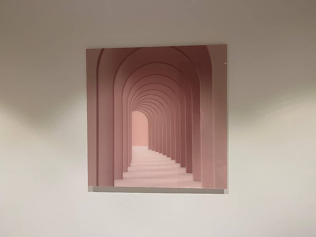 Foto & Immagini: Wandbild Gross, Acrylglas - Rosa Torbogen – Usato da Winterthur venduto da pabe91