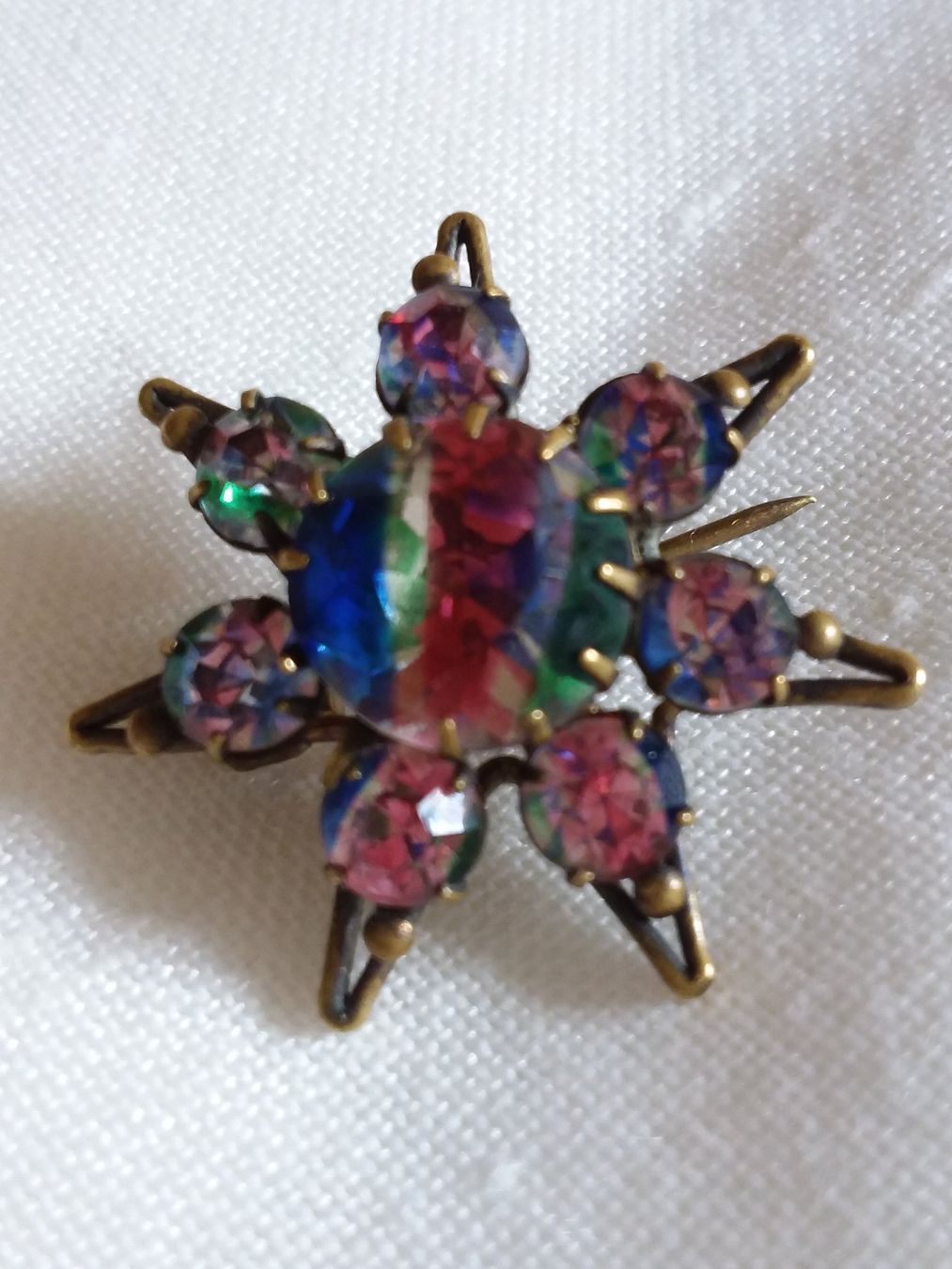 Broschen & Nadeln: Antike Irisglas/Rheinkiesel Brosche ca 1900 – Gebraucht aus Zürich von gutsan 3