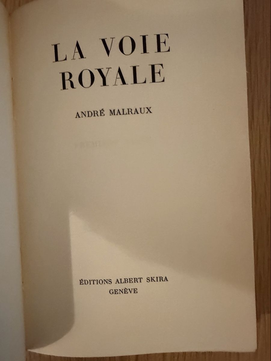 Libri: André Malraux, édition Skira, 1945 – Usato da Cheyres venduto da Gr33 1