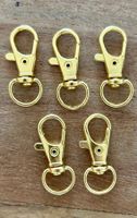 5x Haken / Karabiner zum Basteln