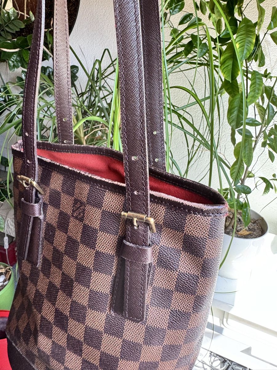 Borse da donna: Louis Vuitton Bucket Ebene Damier Original – Usato da Neuenegg venduto da ilovefashion123 2