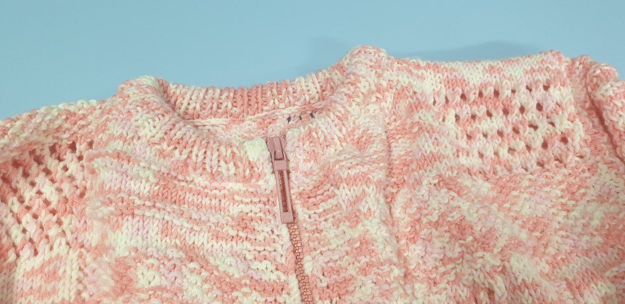 Giacche & Cappotti: Veste tricoté main 8A rose – Nuovo (secondo la descrizione) da St-Imier venduto da goodber 2