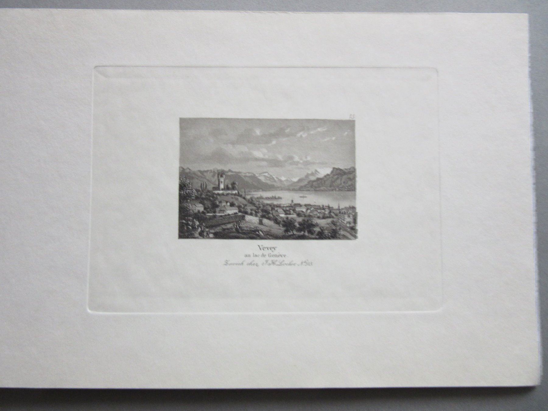 Incisioni: VEVEY  AQUATINTA – Usato da Gersau venduto da grafik-kunst 2