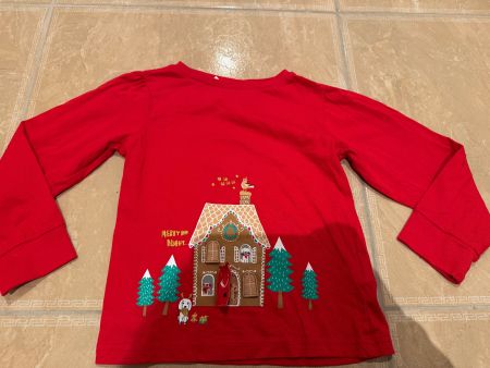 neues süsses Lebkuchen Haus Shirt, 5-6j 110-116