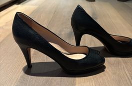 BOSS Peep Toe Pumps schwarz 38