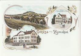 Gruss aus Zumikon  -  (Lithoansicht im Form. A4)
