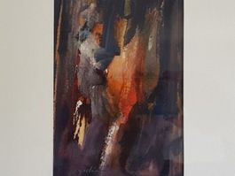 Béguelin Jean-Pierre 1951 Tramelan Aquarelle signée & datée