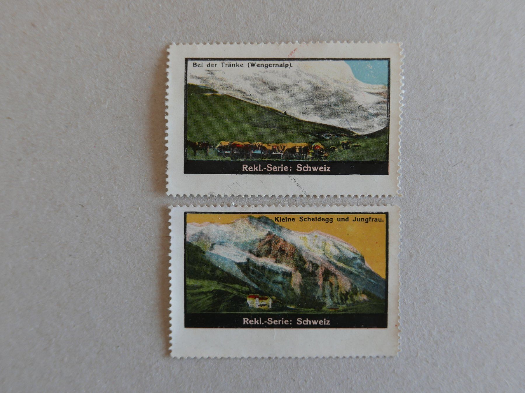 Carte collezionabili: REKLAMEMARKEN SAMMELBILDCHEN SERIE SCHWEIZ – Usato da Balgach venduto da Zwischenraum 1
