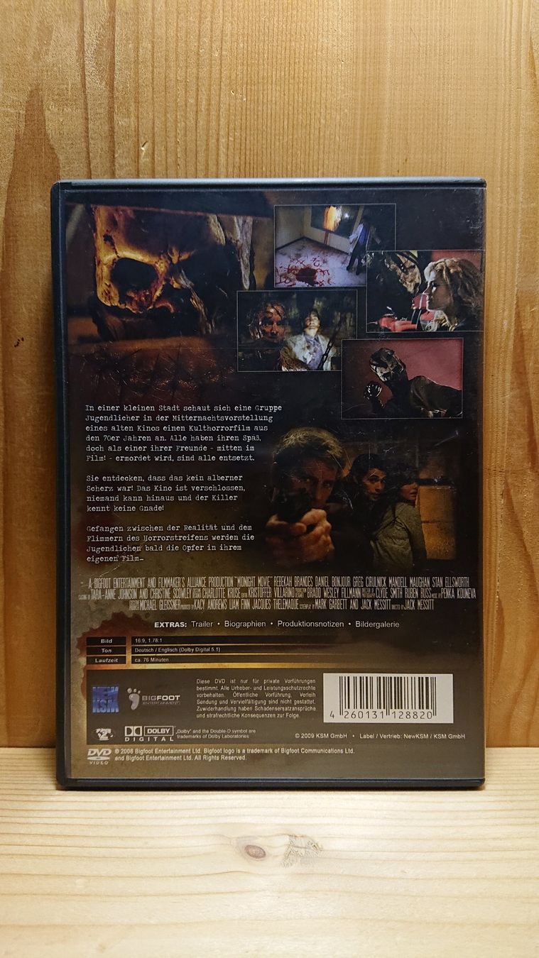 Tutti i DVDs: MIDNIGHT MOVIE auf DVD – Usato da Wilderswil venduto da Exebub 1