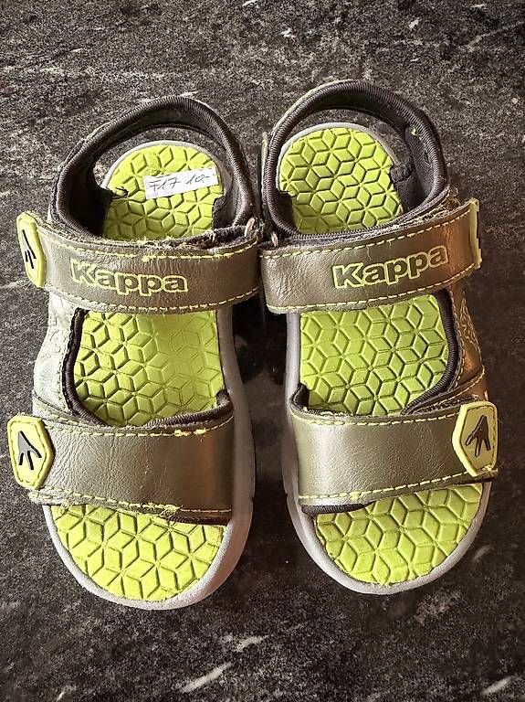 Kappa Scarpe per ragazzi: Kappa Leuchtsandalen grün Gr. 26 – Usato da Forch venduto da Holgetobler
