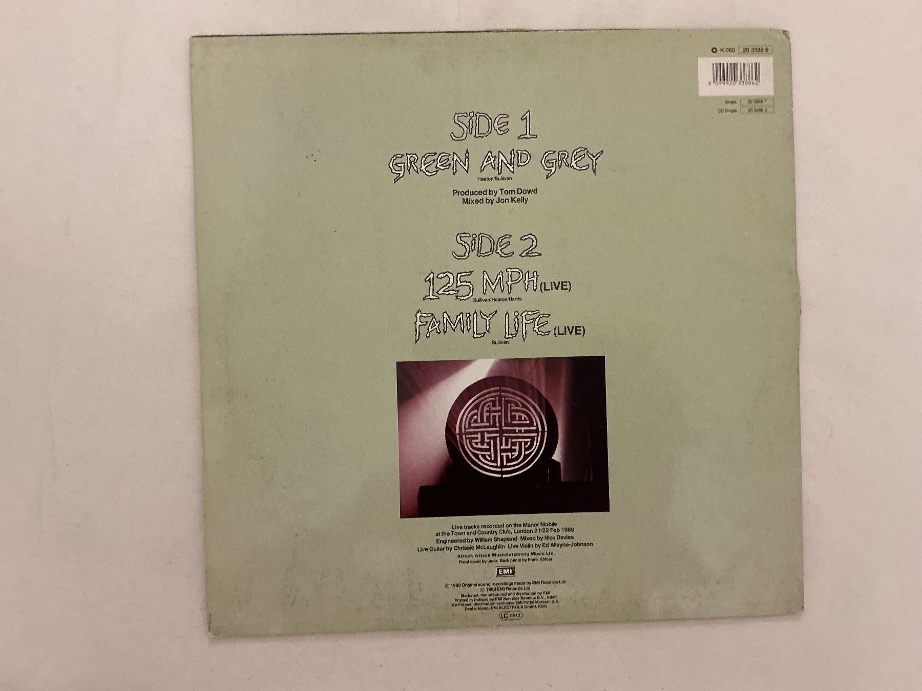 Dischi in vinile: New Model Army Maxi-Single - Green and Grey – Usato da Winterthur venduto da Tumko-Vinyl 1
