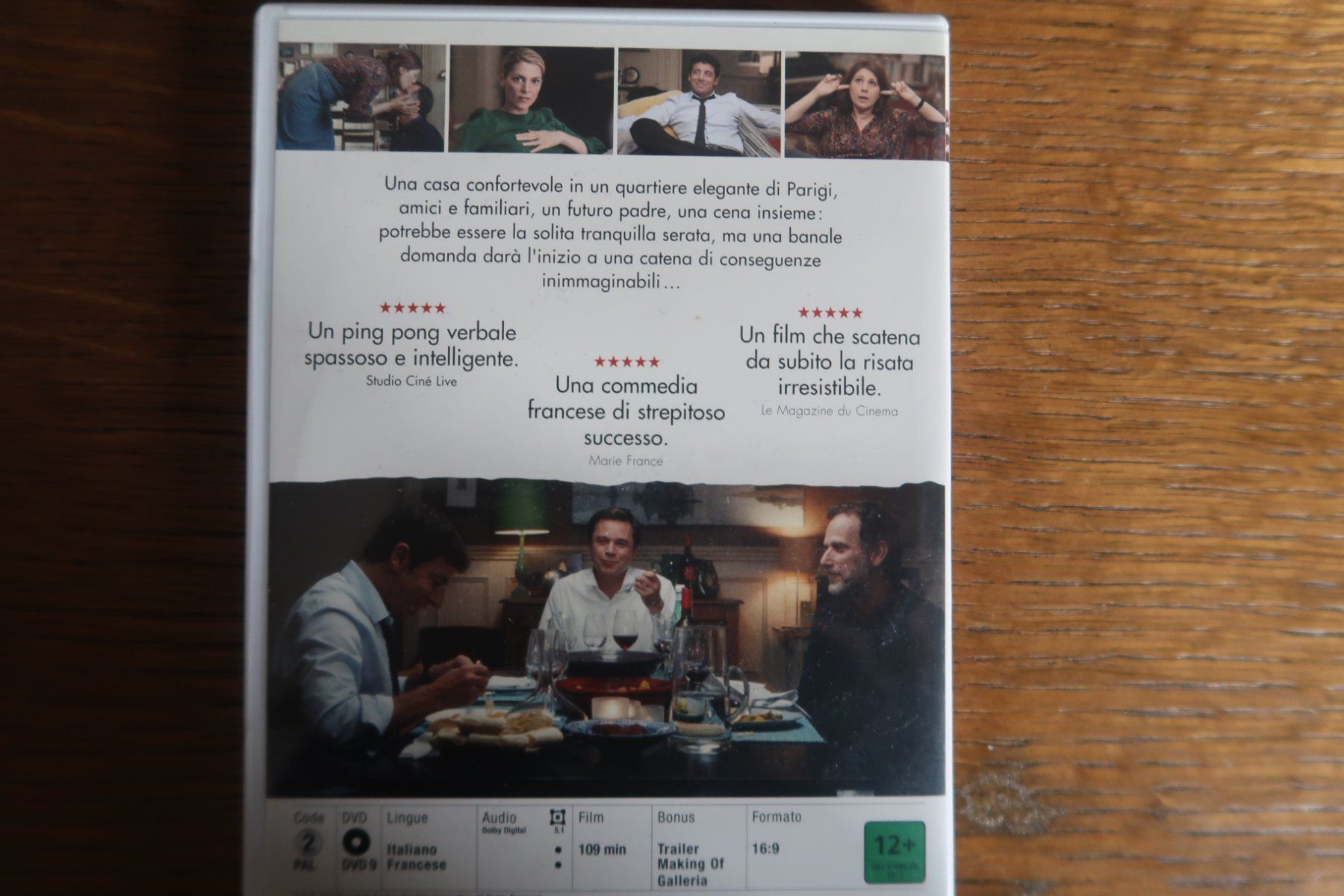 Tutti i DVDs: DVD Cena tra amici   ("Le prénom")      IT  FR – Usato da Porrentruy venduto da tupatup 5