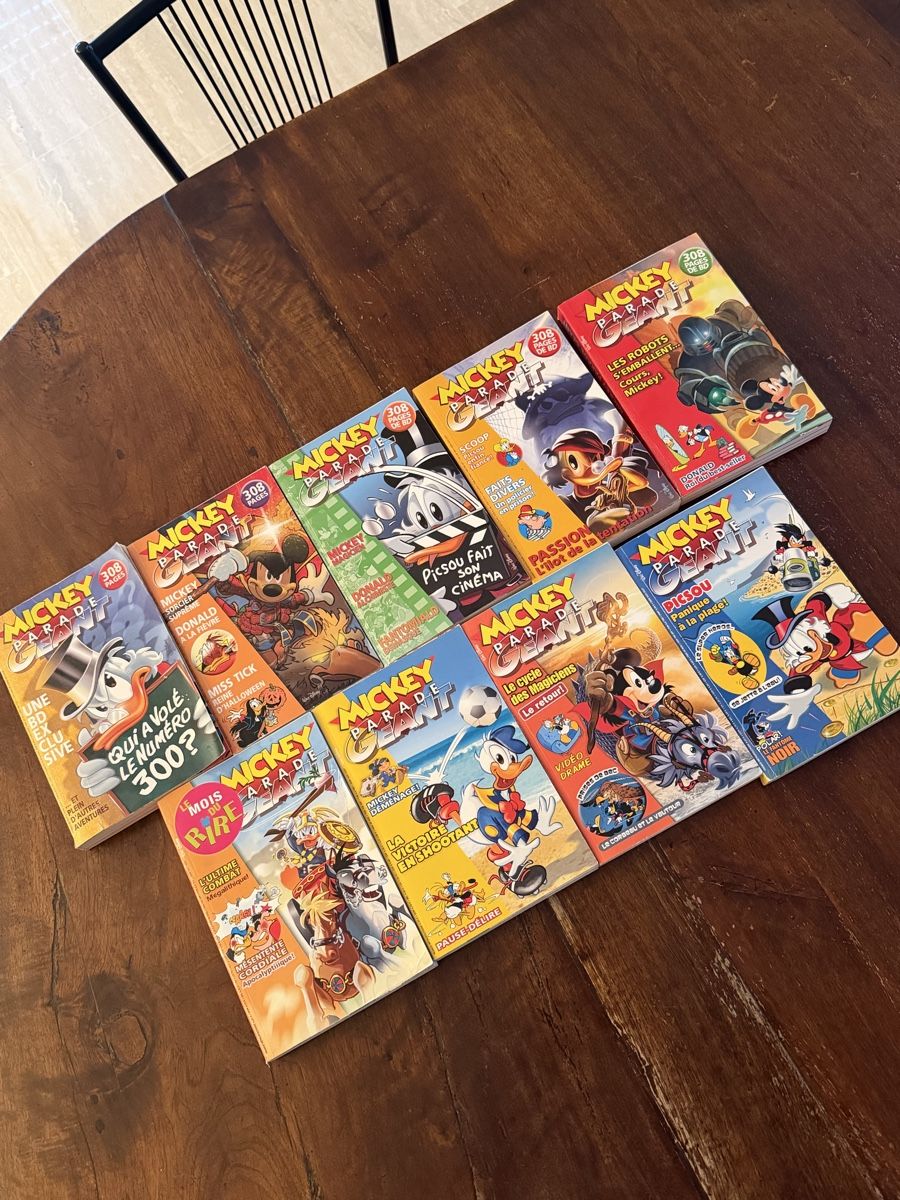 Fumetti: Mickey Parade Géant 9 volumes – Nuovo (secondo la descrizione) da Ascona venduto da GioeleS