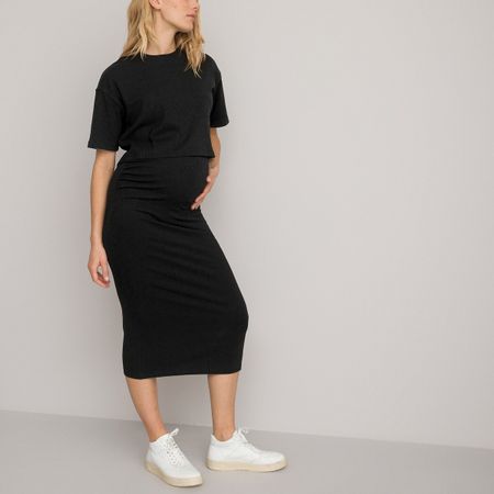 Maternity Midi Pencil Skirt