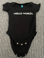 Kurzarm-Body für Babies - 'Hello World'