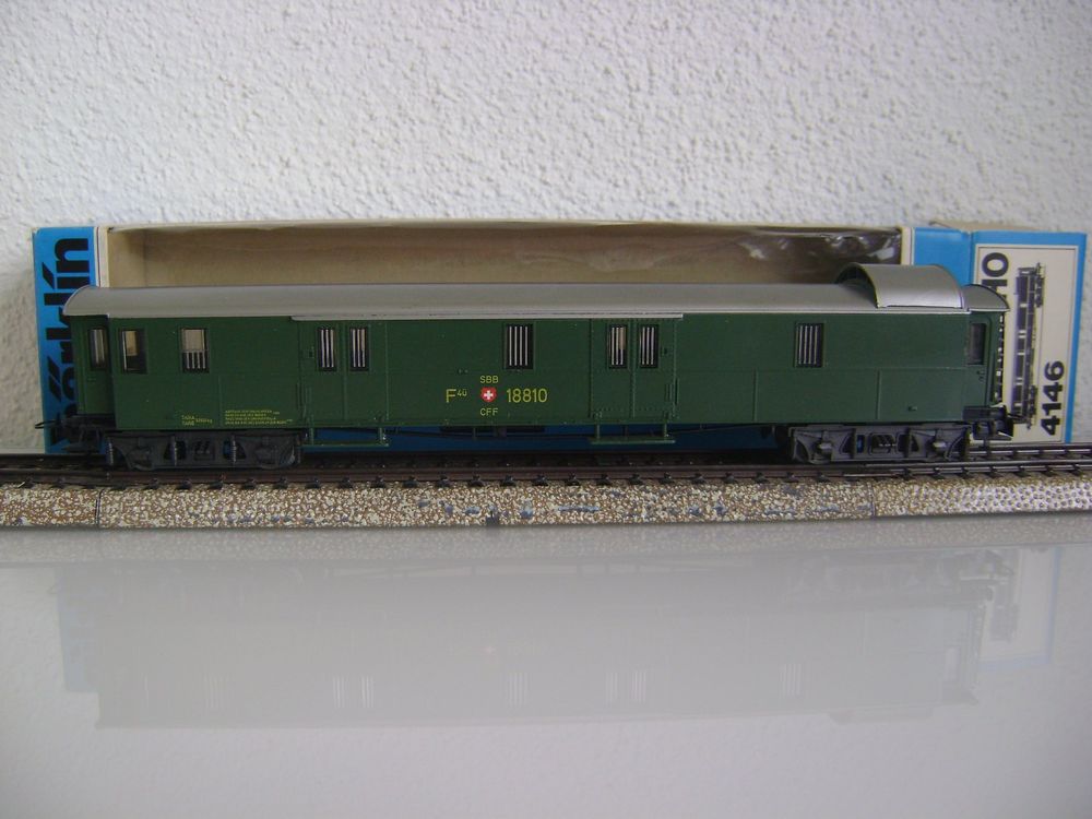Märklin H0 - Gepäckwagen 4146 der SBB, mit OVP | Kaufen auf Ricardo