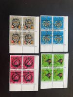 1980 Serie PP  Erstag gest.Viererblock mit Tab (K23)