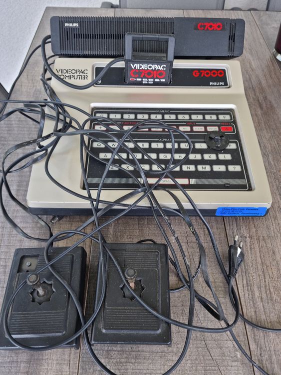 Philips VideoPac Spielkonsole + 8 Spiele (ungeprüft) (Gebraucht) in ...