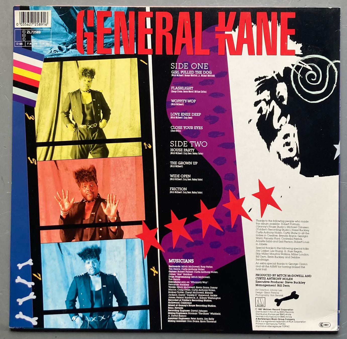 Schallplatten: GENERAL KANE - WIDE OPEN – Gebraucht aus Poliez-Pittet von Newtown-Records 1