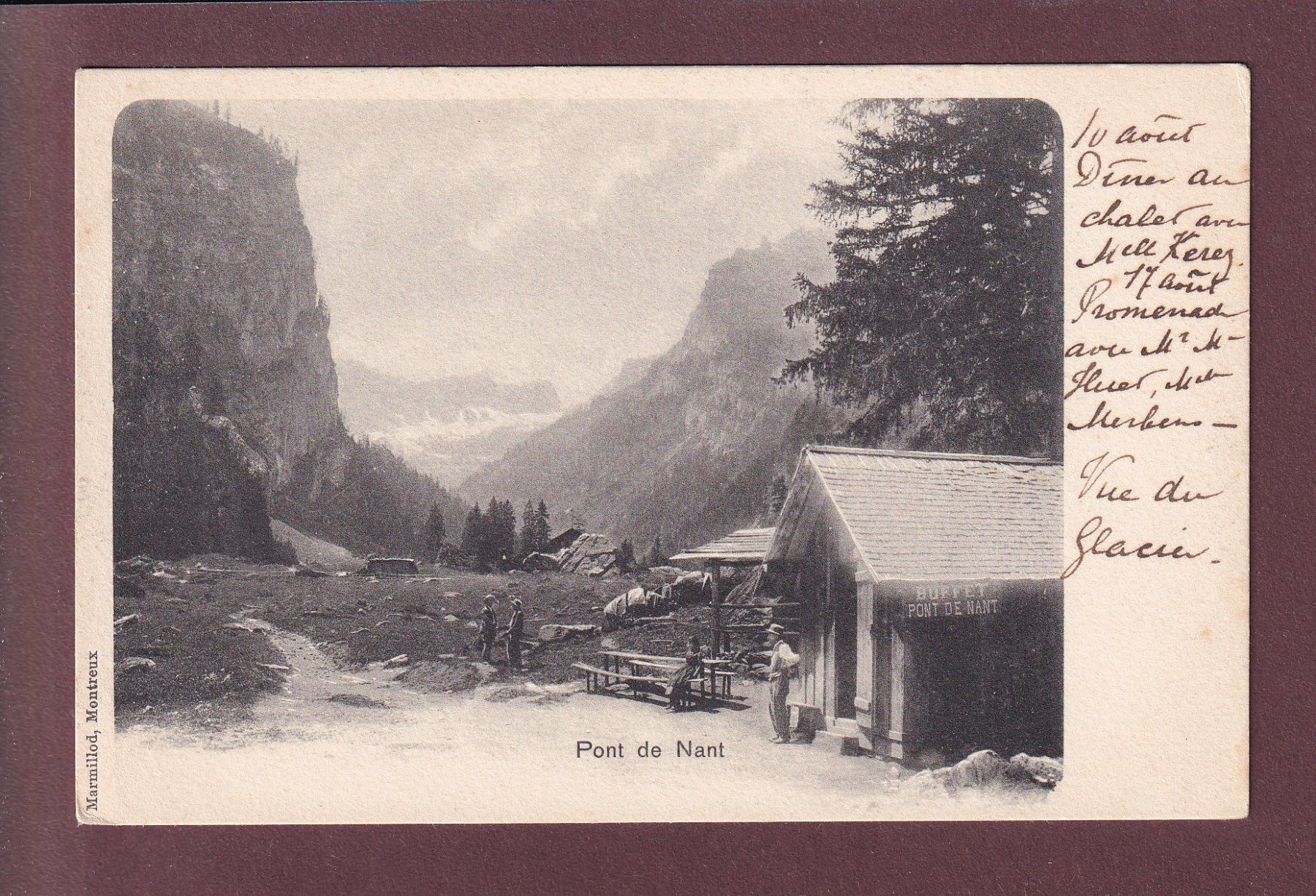 Cartes postales: PONT DE NANT - Buffet - Animation – D'occasion à Pully par nicecards