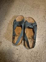 Naturläufer  Sandalen blau/türkis Leder Grösse 38, Top