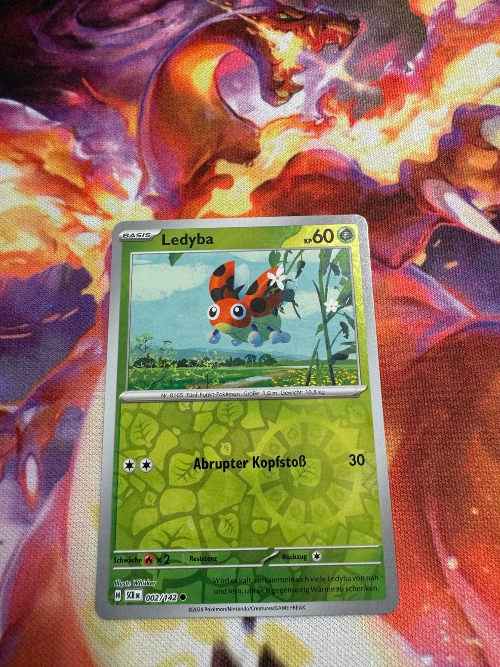 Pokémon Carte collezionabili: Ledyba (SCR 002) / Reverse Holo / Stellarkrone – Nuovo (secondo la descrizione) da Bülach venduto da CherryBlu