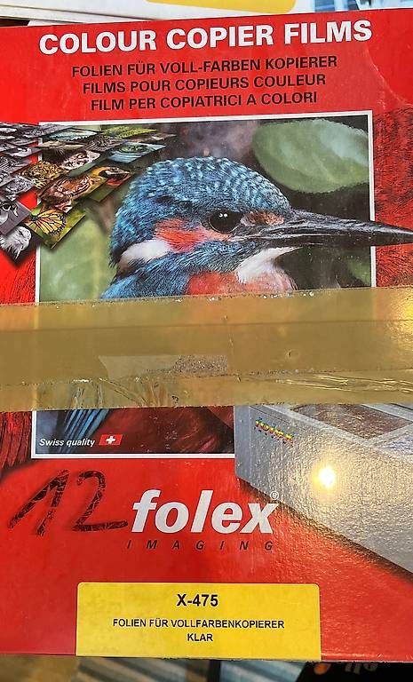 Fogli trasparenti: Folex Kopierer-Folien DIN A4 – Usato da Emdthal venduto da bak_p82z