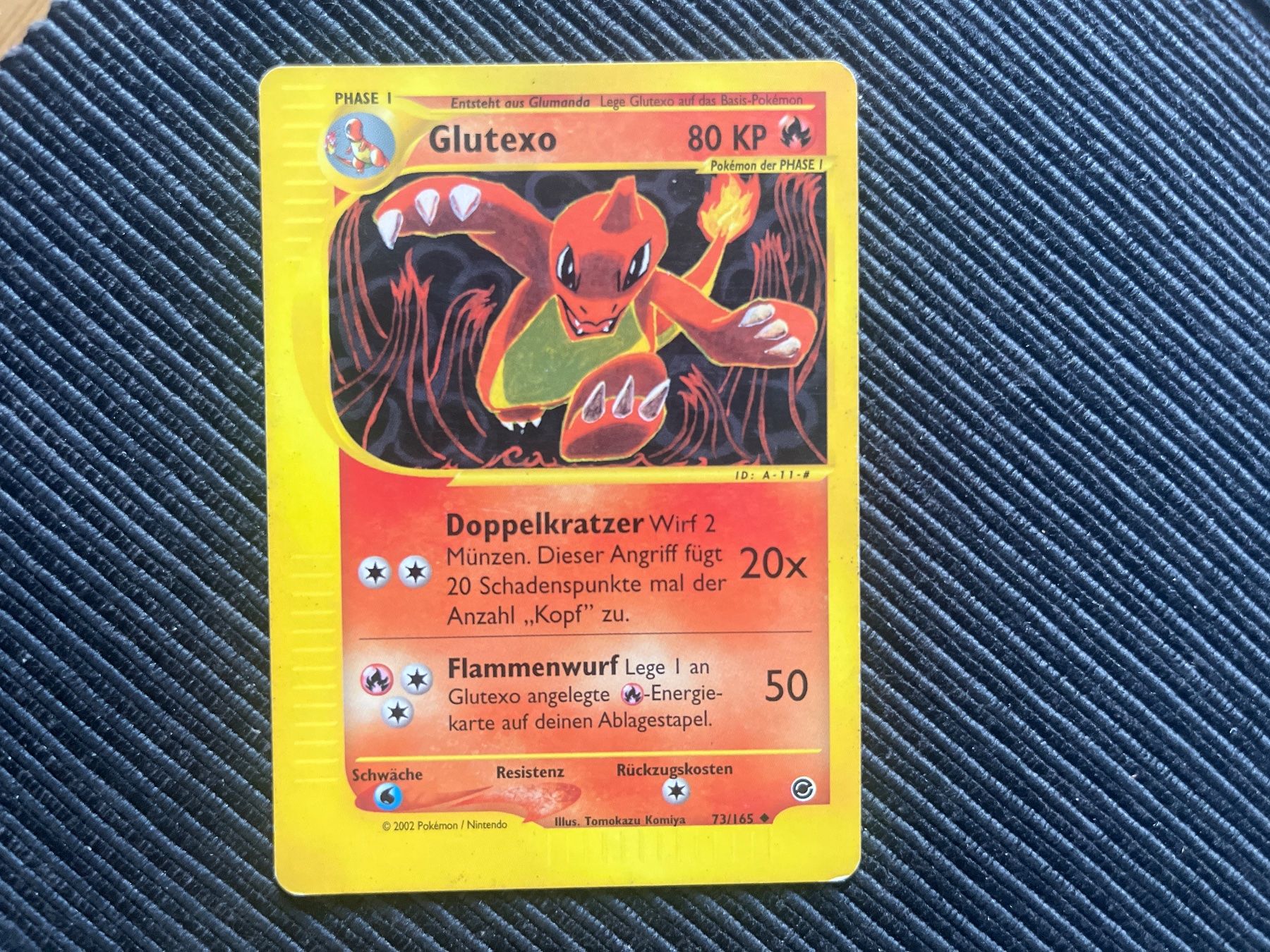 Pokémon Carte collezionabili: Pokemon Glutexo Expedition Deutsch – Usato da Wabern venduto da Collectfun