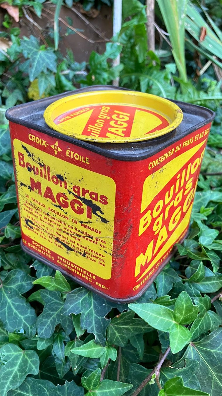 Barattoli: Blechdose MAGGI 10cm boite vintage – Usato da St-Cierges venduto da LeRegain 1