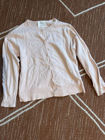 Zara Strickjacke rosa Perlenknöpfe Grösse 140 cm