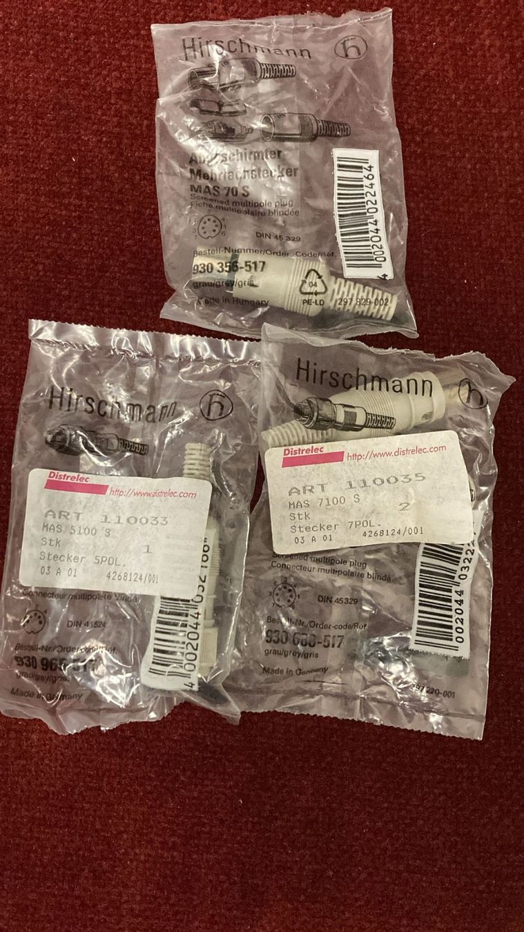 Spine: Hirschmann Abgeschirm Mehrfachstecker MAS 70 S – Nuovo e nell'imballaggio originale da Dietikon venduto da Rima57 3