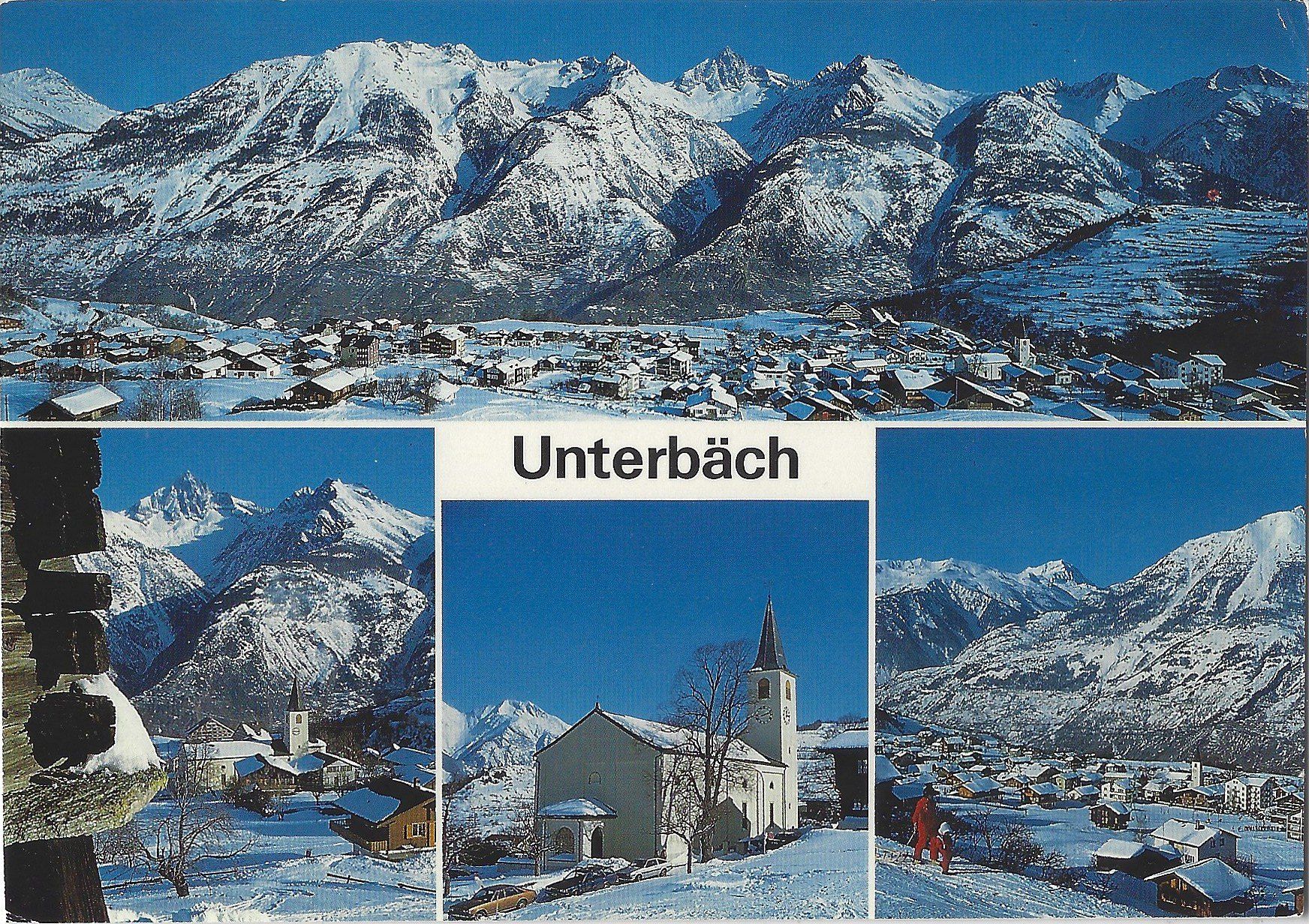 Cartes postales: 46791     Unterbäch 1221 m. Wallis – D'occasion à Bütschwil par Jackson1A