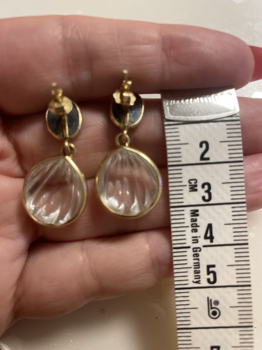 Orecchini pendenti & Orecchini a lobo: Boucles d’oreilles en or 18c – Usato da Montreux venduto da Pipo7878 1