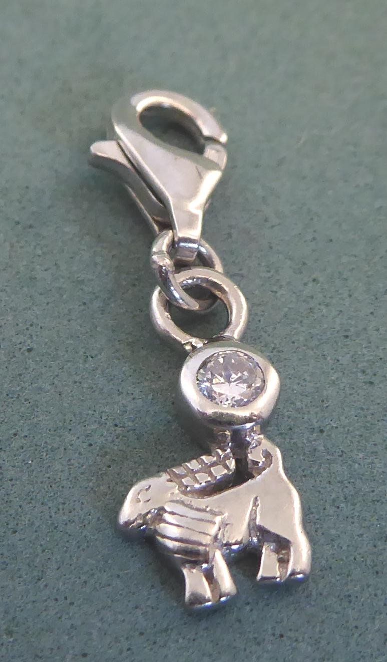 Ciondoli: Anhänger Sternzeichen Steinbock 925 Silber – Usato da Muri AG venduto da silvermouse007 5