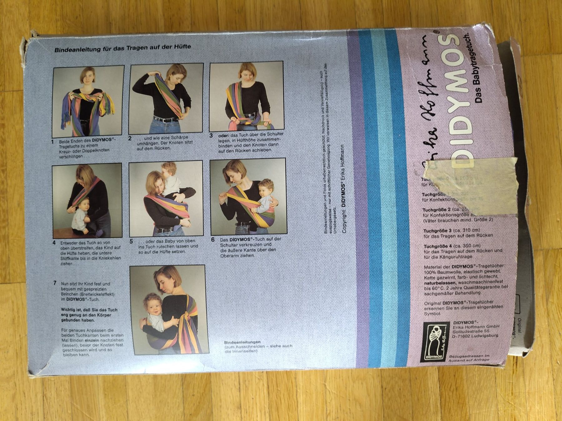 Didymos Bauch- & Rückentragen: DIDYMOS Trgetuch inkl. Bindeableitung – Gebraucht aus Biel/Bienne von Creager 5