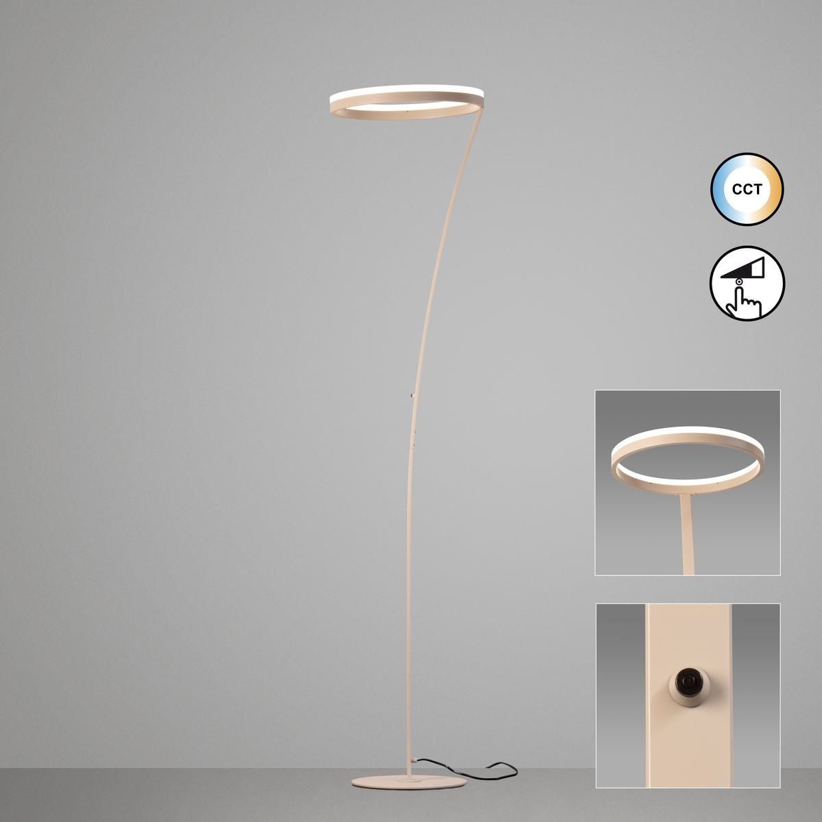 Lampen: LED Stehleuchte, Tastdimmer, 177 cm Höhe – Neu (gemäss Beschreibung) aus Kreuzlingen von Smart-Light