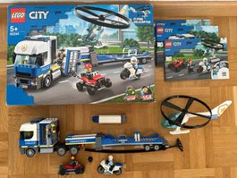 Lego City 60244 Polizeihubschraubertransporter