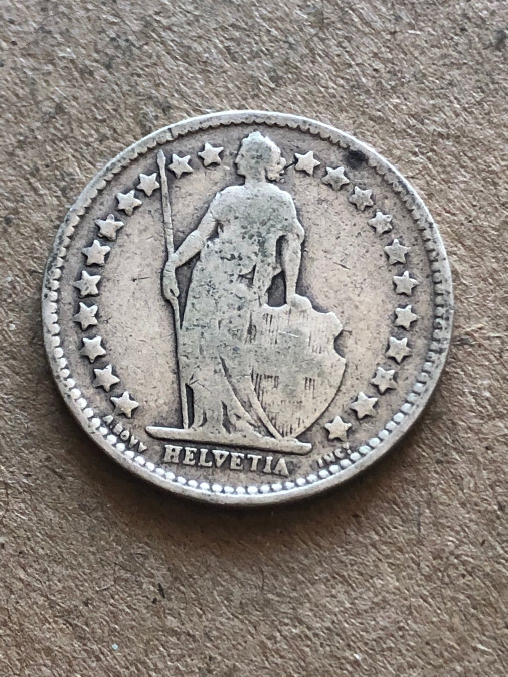Alle Münzen: 50 Rp. 1909 – Gebraucht aus Schötz von Odpa 1