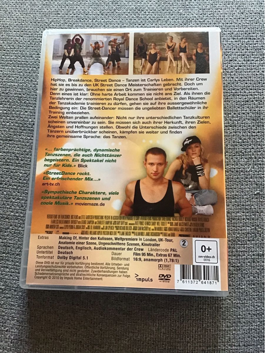 Alle DVDs: DVD Street Dance, Zwei Welten, ein Traum – Gebraucht aus Jenaz von bandenhobel17 1
