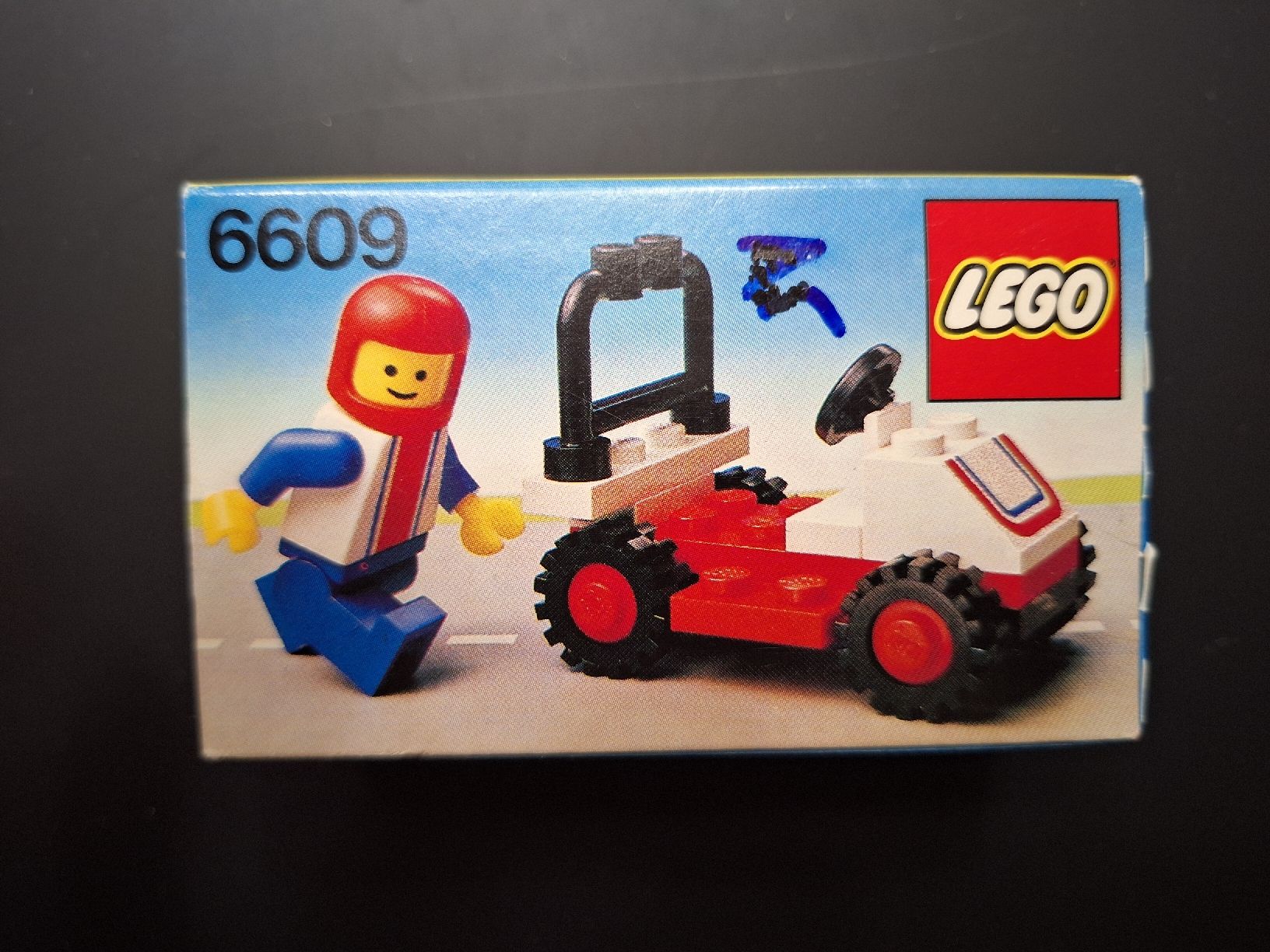 Lego Kit di costruzioni: LEGO 6609 Set: Racer mit Mann, 1980er Jahre, Neu – Nuovo e nell'imballaggio originale da Jegenstorf venduto da Cherry94 1