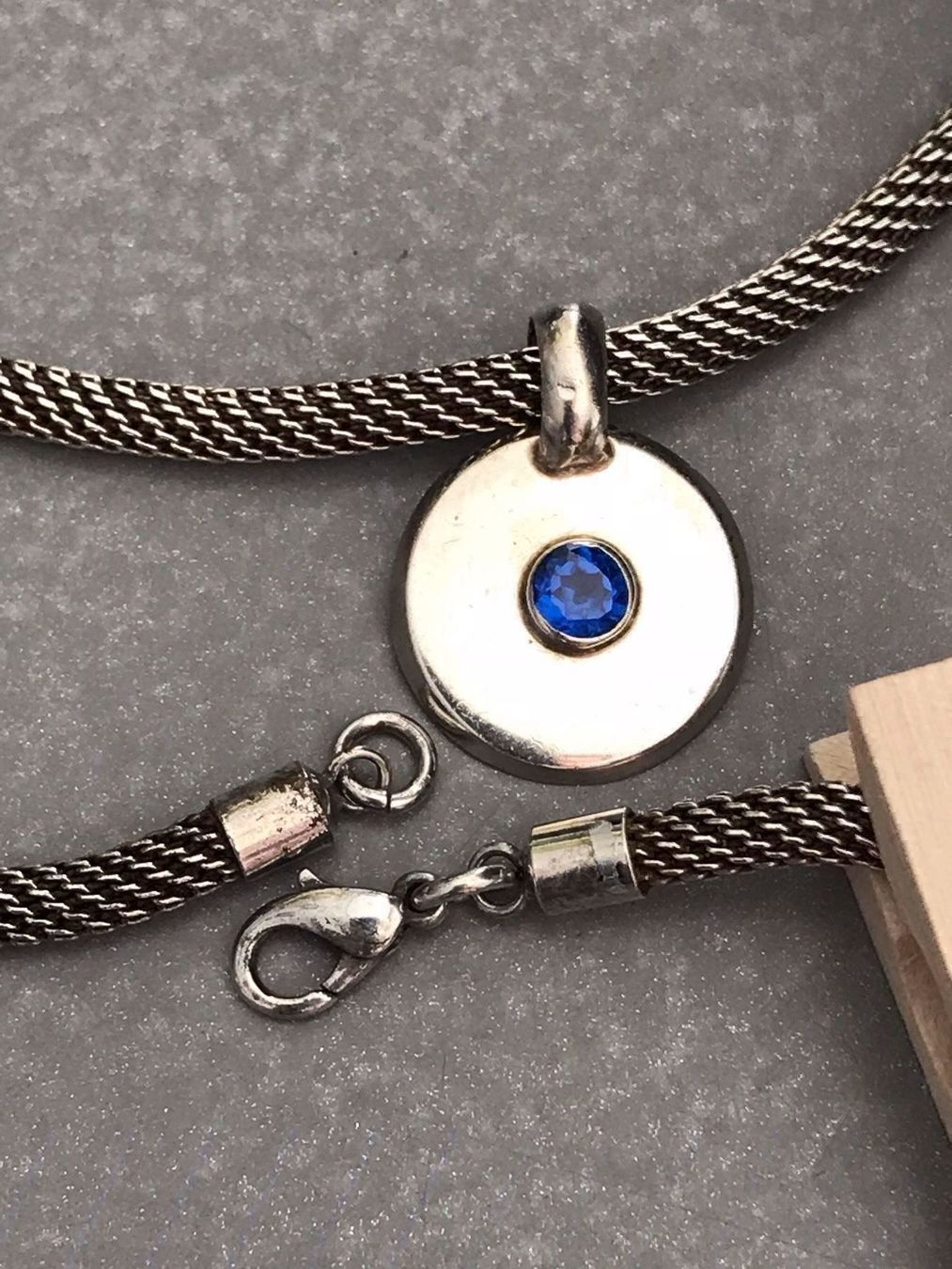 Ketten: massiv Collier altes Silber gestrickt alte Technik 41cm – Gebraucht aus Basel von gretchen03 1