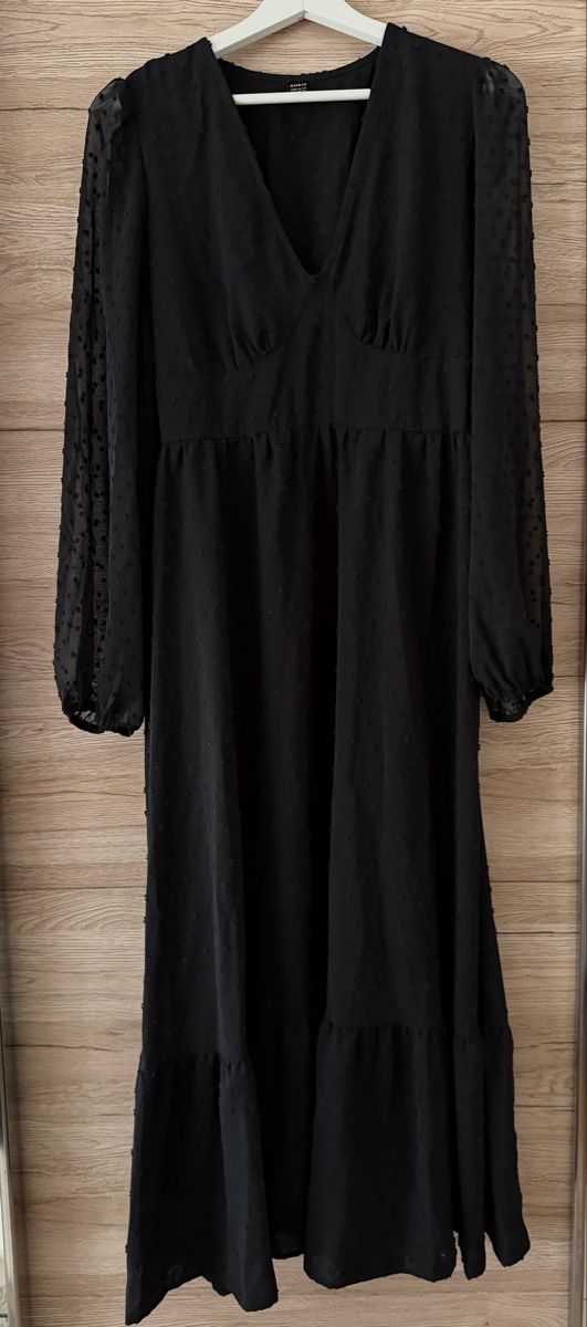 Shein Vestiti: Schwarzes Maxikleid mit Puffärmeln, Grösse XL – Nuovo (secondo la descrizione) da Au ZH venduto da FMRF