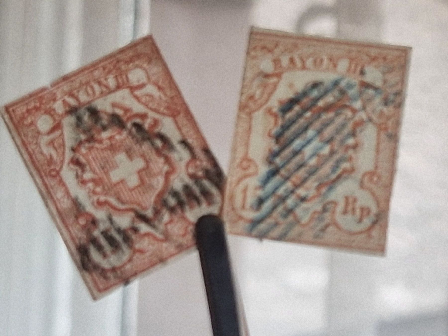 Tutti i francobolli: Rayon 20, 2 St, ab 1.- – Usato da Burgdorf venduto da Glossy01 9