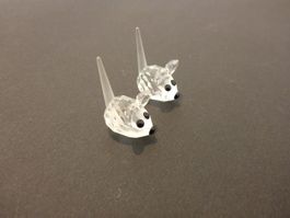 2 kleine Swarovski Mäuse