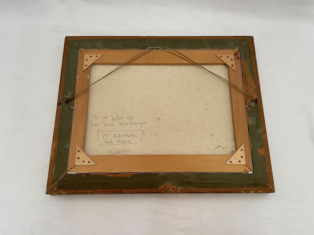 Ölgemälde aus Südfrankreich vintage Öl Gemälde Wandbild | Kaufen auf ...