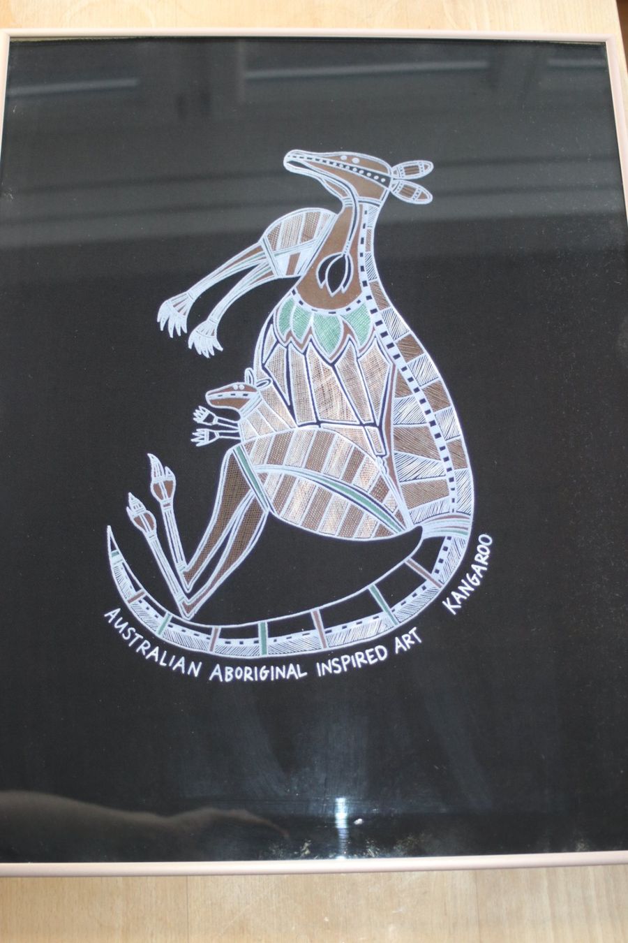 Foto & Immagini: Bild: Australian Kangaroo gerahmt – Usato da St. Gallen venduto da Razoon77